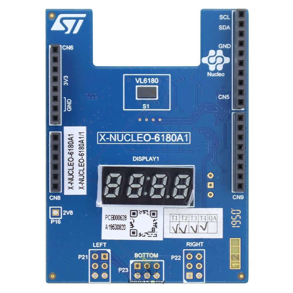 carte-d'extension-x-nucleo-6180a1-pour-stmicroelectronics-capteur-de-proximite-tof-vl6180v1-portee-de-62-cm-i2c-pour-nucleo