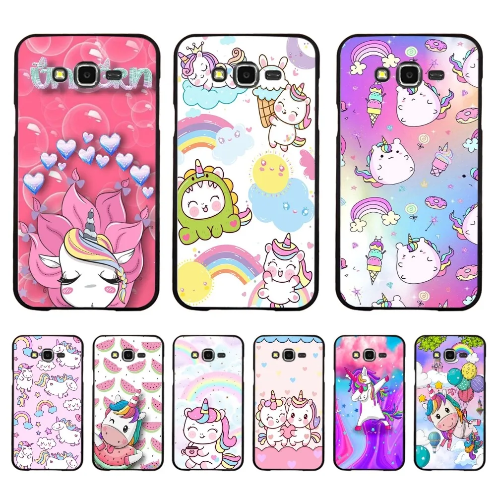 

Pink Unicorn Rainbow Mousepad For Samsung J 7 plus 7core J7 neo J6 plus prime J6 Mobile Cover