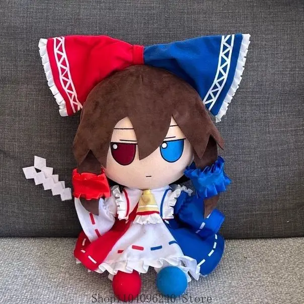 

Touhou Project Hakurei Reimu Fumo 30 см мультяшная фигурка идол плюшевые подушки подарок на день рождения для девочки лежать на подушку косплей