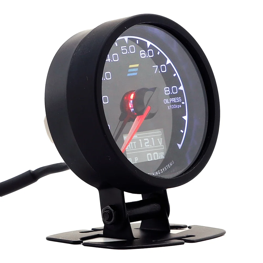 GReddi Meter 7 kleuren LED digitale meters oliedrukmeterset 62 mm meter met sensor Automotive oliedrukmeetinstrumenten