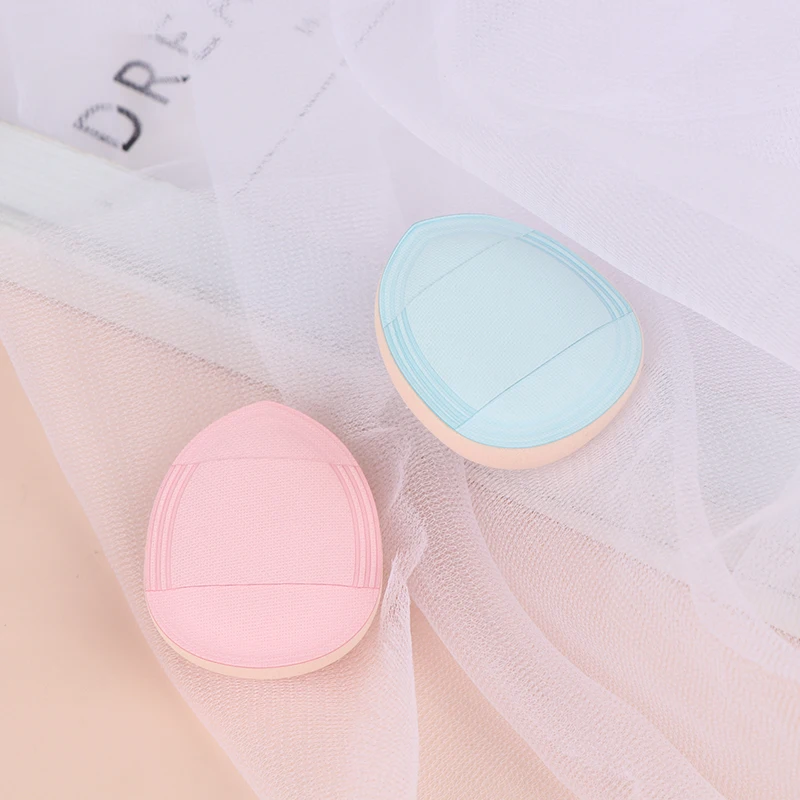 Mini Finger Powder Puff Small Air Cushion Concealer Water Drop Marshmallow Gąbka do makijażu Kciuk Puff Wielokolorowy Mokry Suchy