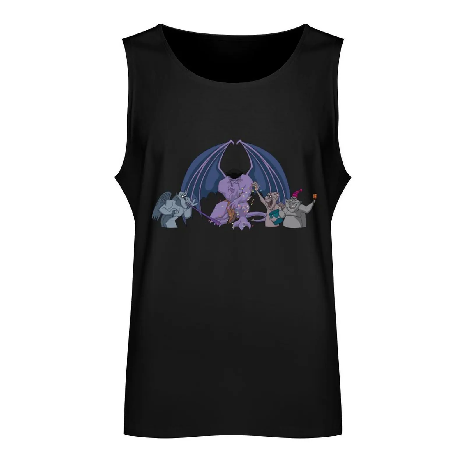 Gargoyles Tank Top Men's clothing sleeveless shirt man gym Men's fitness t-shirt