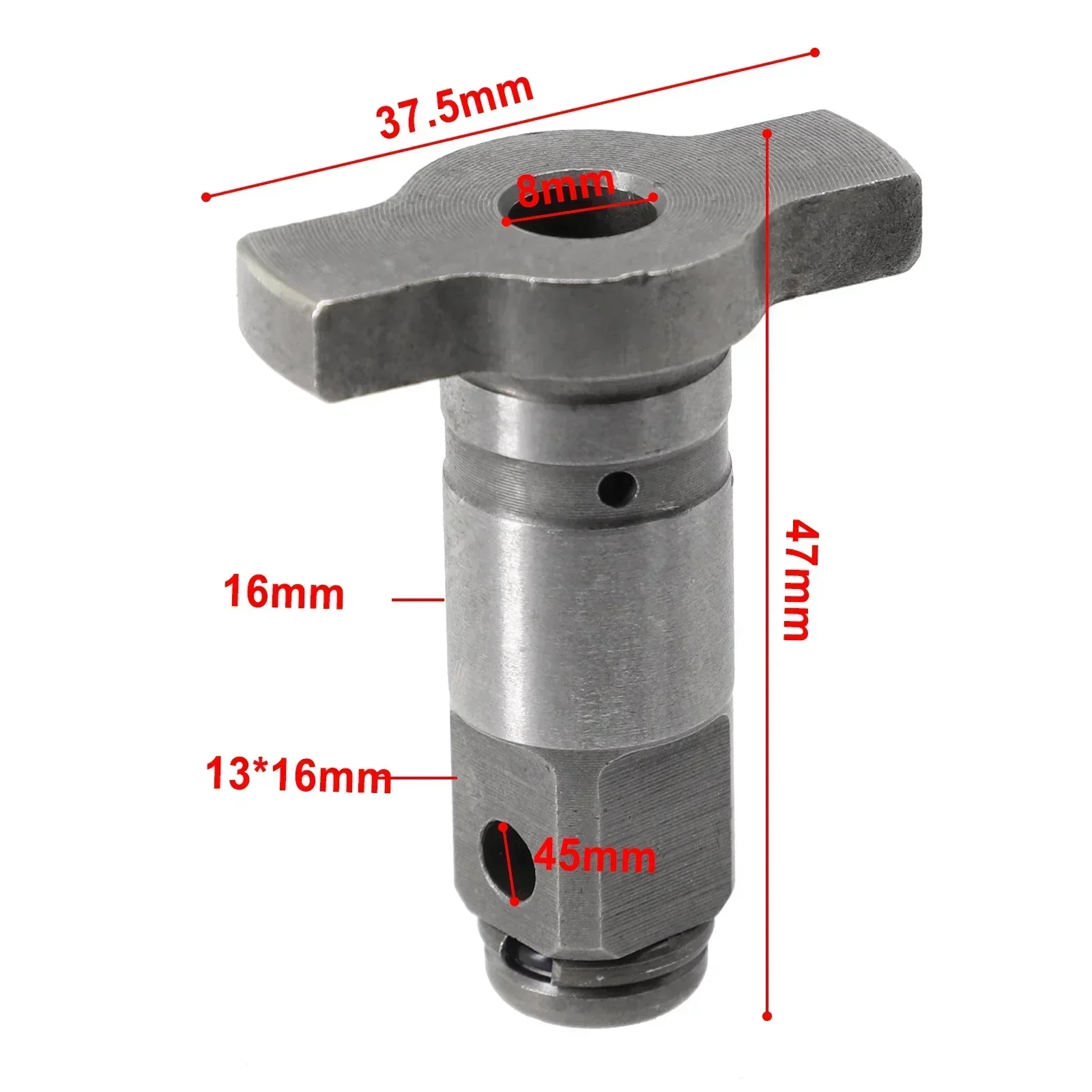 2Pcs 1/2\' 1/4\' Accessories Impact Wrench Spindle Anvil Shaft for Parkside Worx Dewalt Electric Screwdriver Modification Dual Us