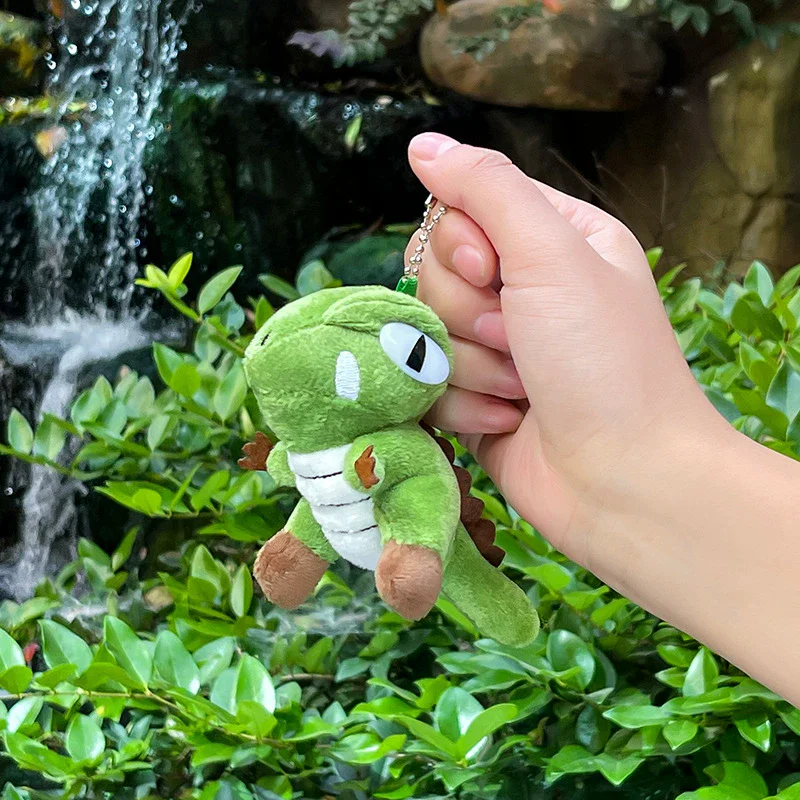 1 pezzo di peluche dinosauro zaino ciondolo tirannosauro Rex portachiavi bambola carino borsa da scuola fascino peluche animale domestico