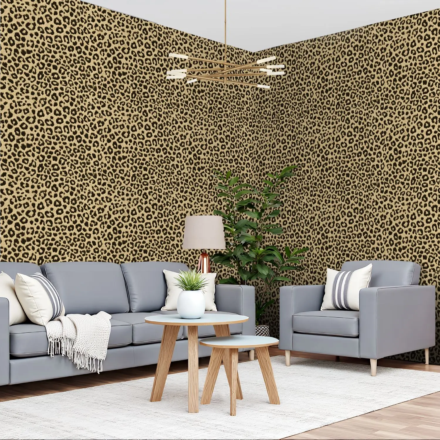 

Коричневые, черные обои с леопардовыми пятнами, 22,83 "X 118", водонепроницаемые обои для гостиной/спальни/ванной комнаты, наклейка на стену из ПВХ