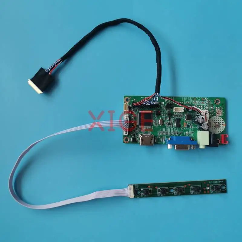 Drive Controller Board Fit B156XW06 B156XW04 B156XW02 B156XW03 Laptops Display Matrix 1366x768 VGA HDMI 1366*768 40-Pin LVDS Kit