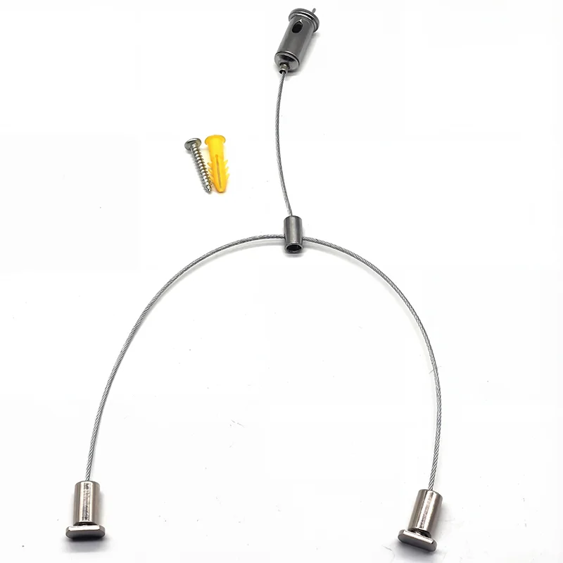 String Light Hanging Kit & Multipurpose Suspension Cable, For LED Panel Lights, Decorative Fixtures, Pictures - For Home, Office