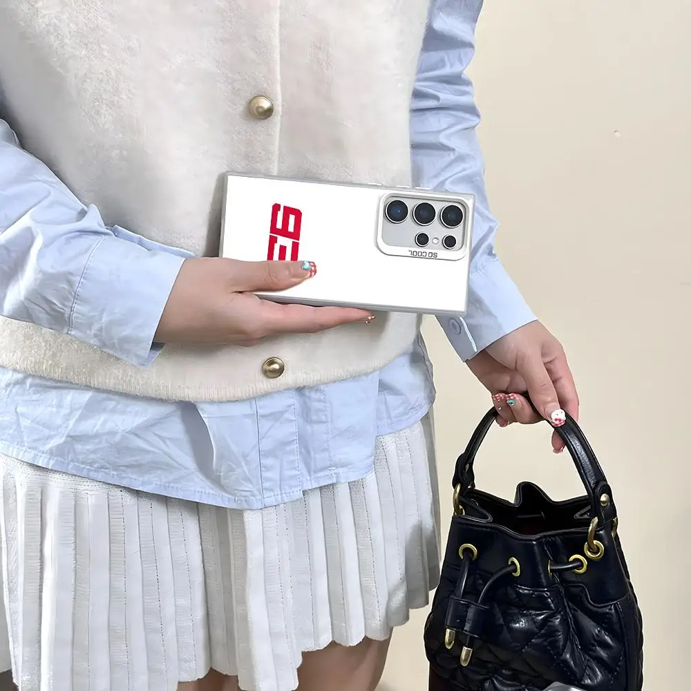 حافظة لهاتف سامسونج جالاكسي S25 Edge S24 S23 S22 S21 S20 Ultra Funda حافظة هاتف فضية ملونة من السيليكون #5