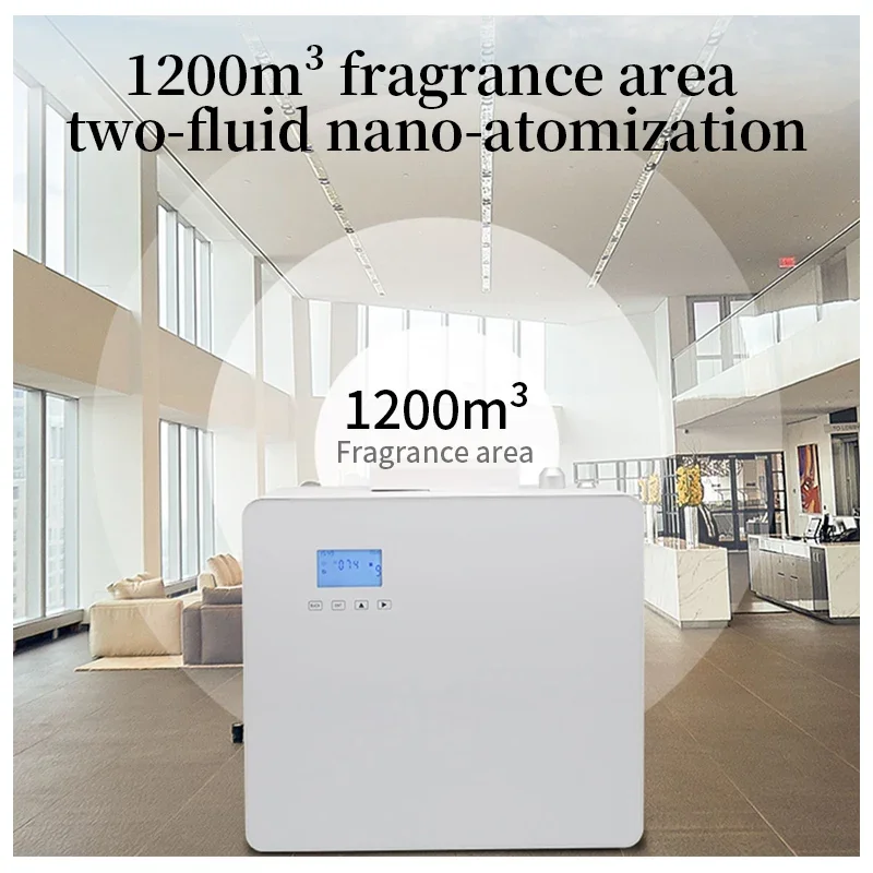 Commercial Electric เครื่องพ่นอโรมาสเปรย์ปรับอากาศในบ้านโรงแรมเครื่องกรองอากาศ Essential น้ำมัน Nebulizer ความจุ500ML ครอบคลุม1200m ³