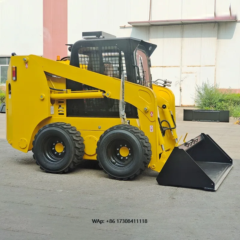 Advanced 45.60 kW 3100mm Hinge Pin Height 1830mm Bucket Width Forestry Mulcher Attachment Skid Steer Loader