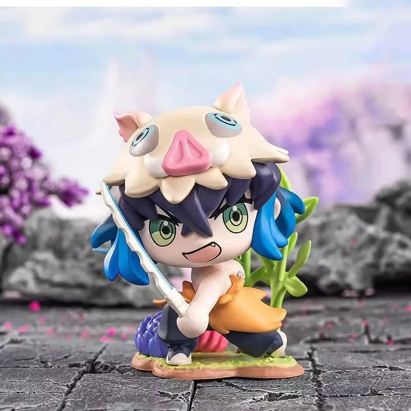 

Demon Slayer: Kimetsu No Yaiba Kamado Tanjiro Agatsuma Zenitsu Birth Flower Series Replica Edition Figure Model Desktop Ornament