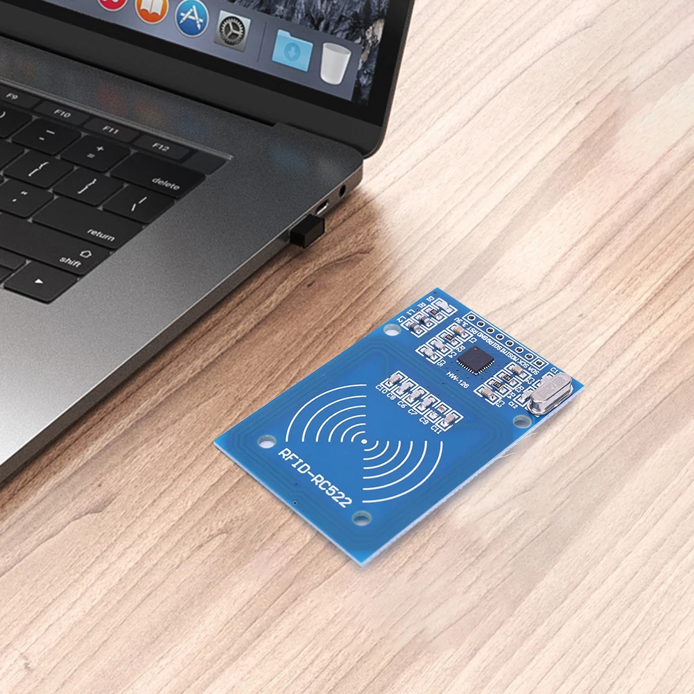 Kit de módulo RFID MF RCS522 RC522, lector de tarjetas de módulo RF de tarjeta en blanco S50, llavero, módulo lector de tarjetas RFID para Arduino Raspberry Pi