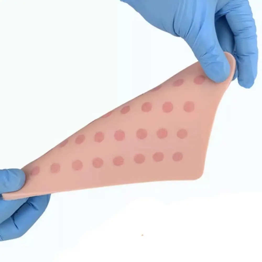 Silicone Intradermal Injection Training Pad 32 Injection Spots Embedded Subcutaneous Practice Pad Injection Practice Reusable