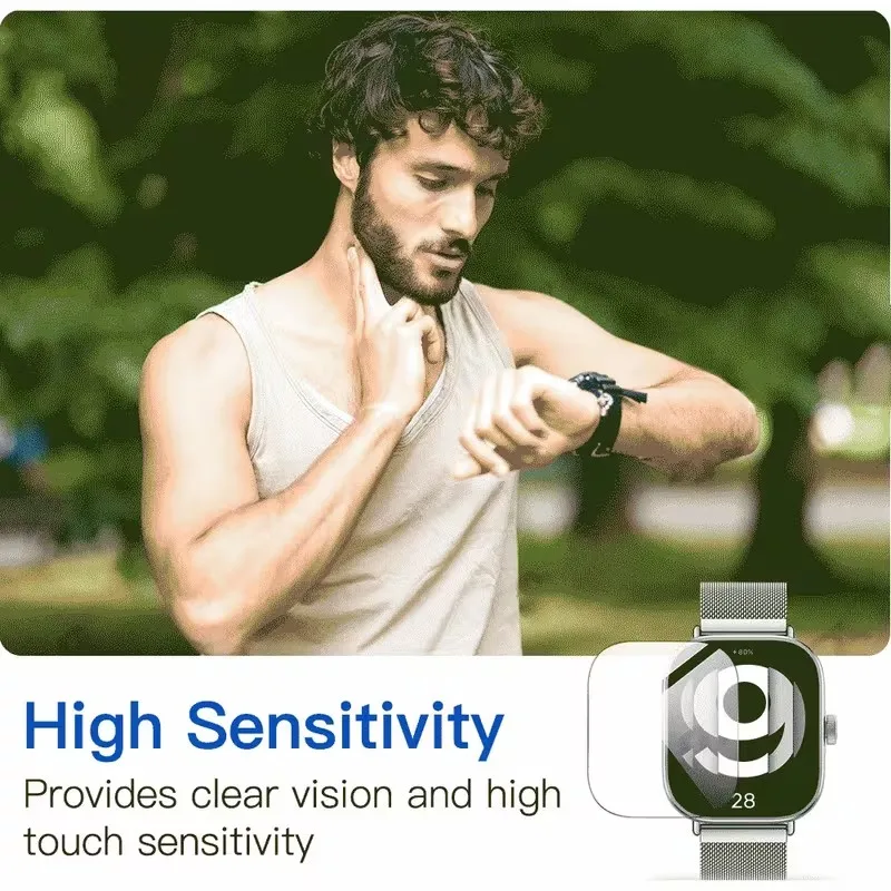1-5Pcs Tempered Glass Protector For Xiaomi Redmi Watch 5 Active/Lite Accessories Screen Protector For Redmi Watch 4 image 6