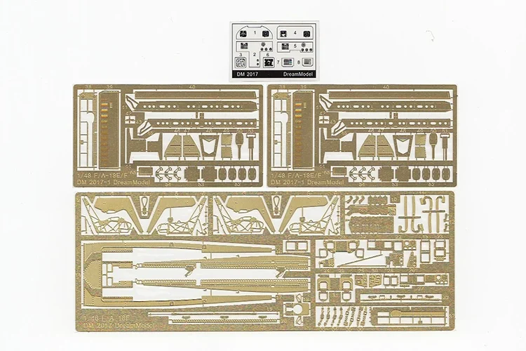 

Dream Model DM2017 1/48 Photo-Etched Sheet For F/A-18F Super Hornet Hasegawa 07238