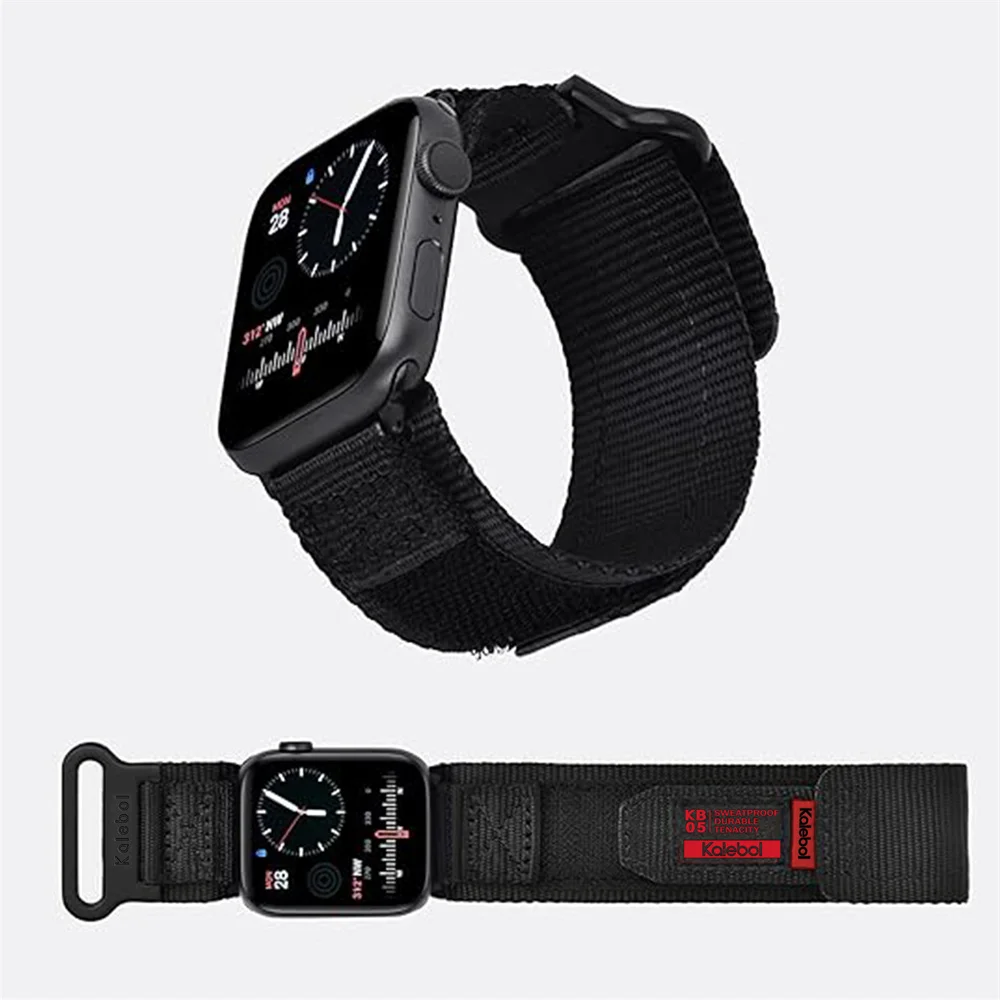 Sport Nylon Loop for Apple Watch band 49mm 45mm 44mm 42mm strap for iwatch series Ultra 9 8 7 6 SE 5 4 40mm 41mm 38mm Bracelet