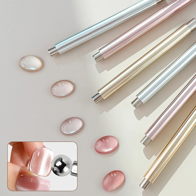 Starke Magnetische Lange Doppel Kopf Nagel Magnet Sticks Werkzeug Magnetische Cat Eye Gel Polnisch Nail art Stifte Für DIY Salon Studio Oder Hause