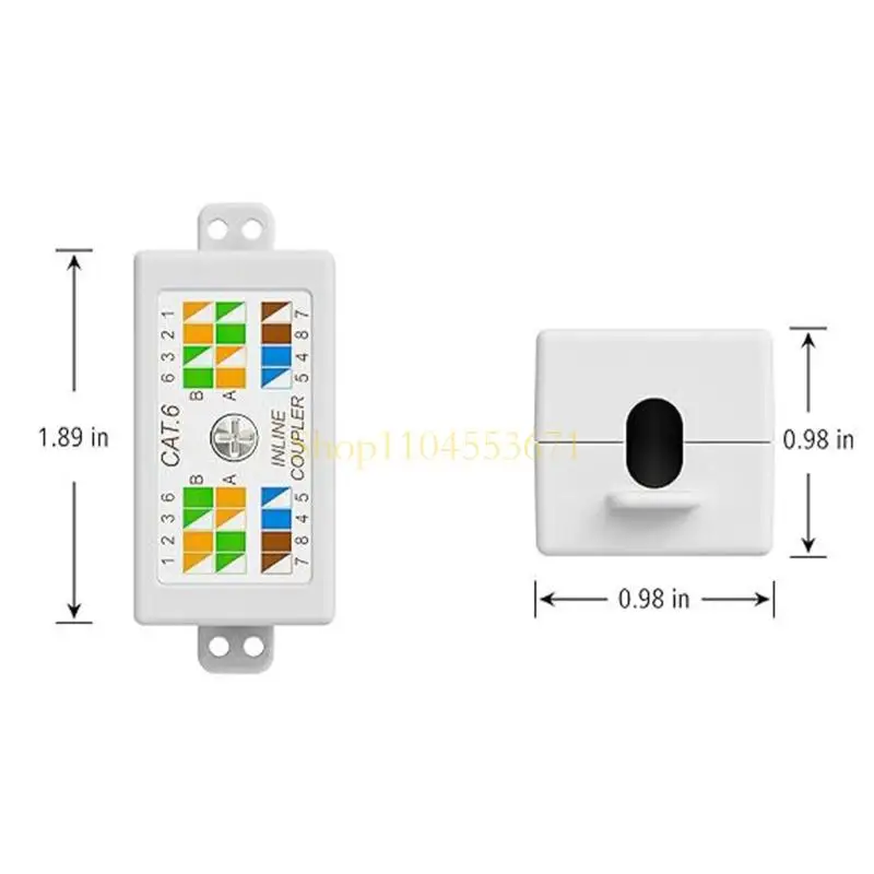 Bestseller professioneller RJ45 Junction Box Cat6 Networking Connectors Desktop -Erweiterungskabel