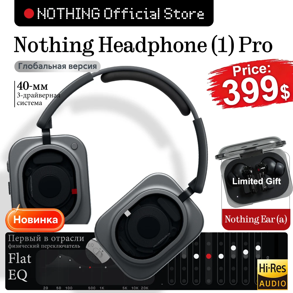 Nothing Headphone (1) Pro Triple Driver Wireless Headphones