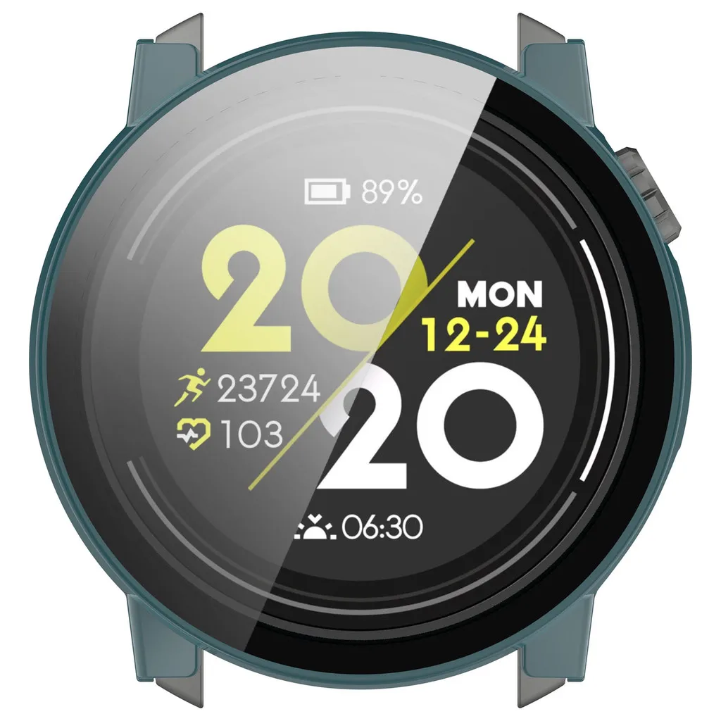 Funda para COROS PACE 3 Pro PACE3, funda de parachoques con marco de PC duro a la moda + Protector de pantalla antiarañazos de vidrio templado delgado HD