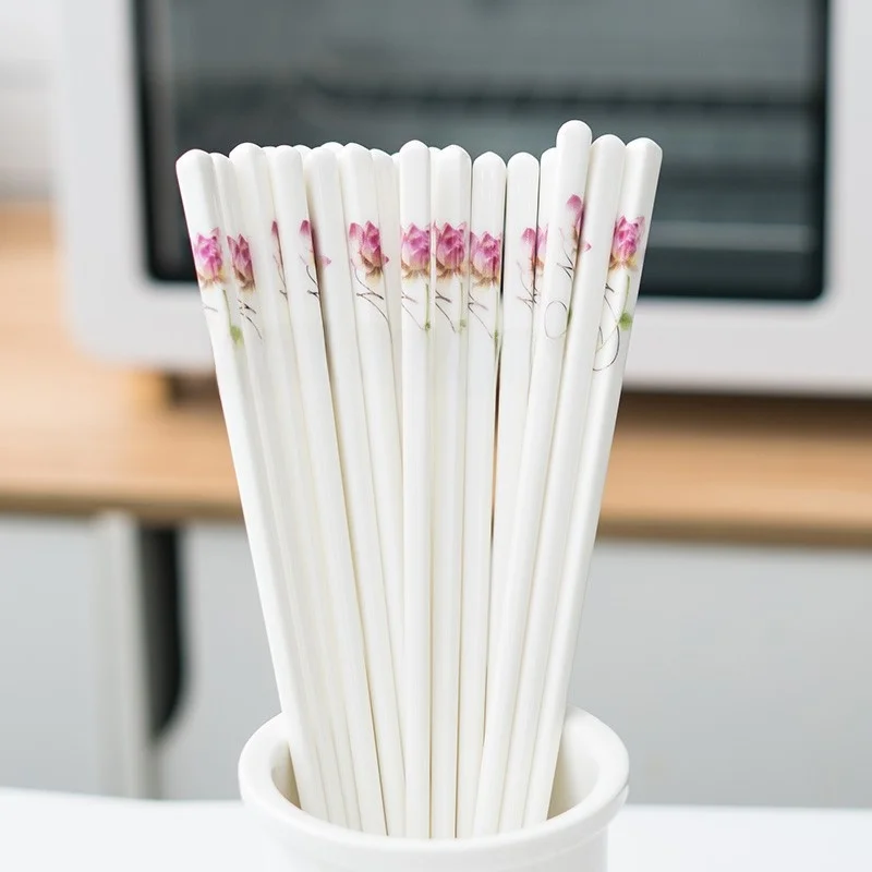 

Feilanggu Cerc Chopstis Anti-Di Fungus High End Household Use Non-Slip Jingdezhen Town Chopstis Creative Cultural Gifts