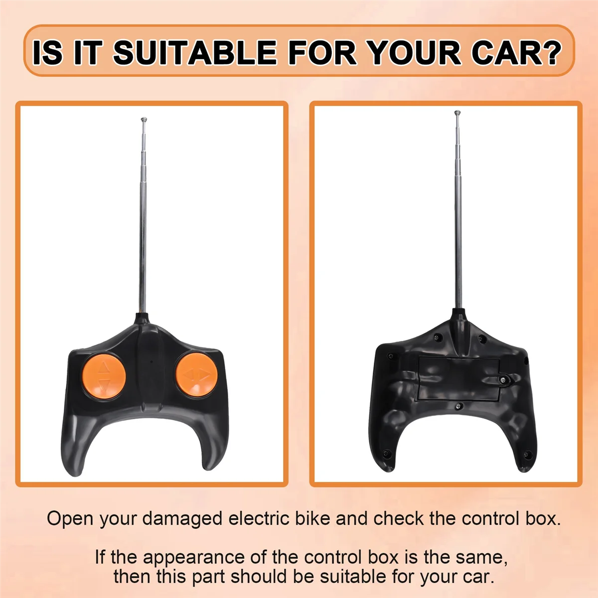 

A15M 27Mhz Children'S Electric Vehicle Remote Control, Children Electric Vehicles Replacement Parts