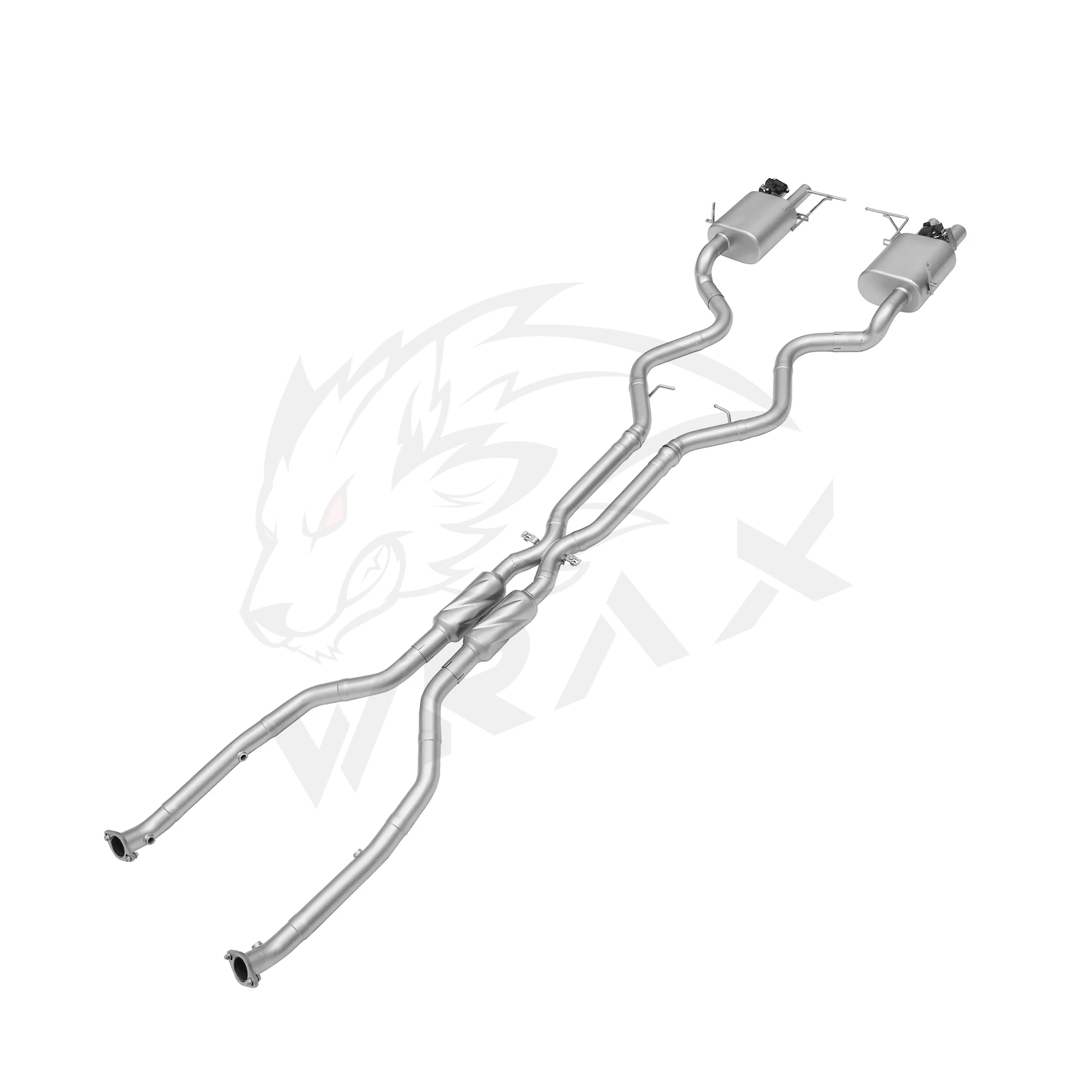 

Valved Sport Sound WRAX Stainless Steel Catback Exhaust For BMW M3 car accessories Direct Fit Replacemen