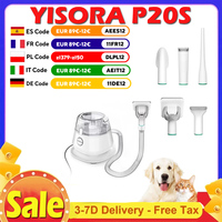 YISORA P20S 5-in-1 Dog Grooming Vacuum, Pet Hair Clipper, 1.2L Dust Box, Low Noise, Dog Cat Pet Hair Trimmer