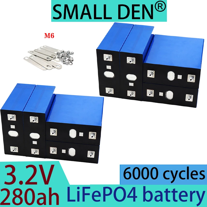 

3.2V 280Ah new A-class 12V 24V 48V LiFePO4 battery electric scooter lithium iron phosphate solar cell swimming boat