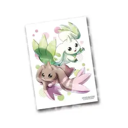 Digimon Terriermon Dtcg etui na karty sztuk/zestaw Ptcg Digimon własnoręcznie wykonane