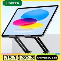【New-in Sale】UGREEN Tablet Phone Stand Aluminum iPad Stand For iPad Pro iPhone Xiaomi Tablet Support Laptop Stand Tablet Holder