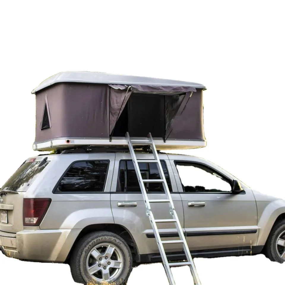 2023 Best Lightweight 4 Person Automatic Car Roof Tents Camping Outdoor Up Hard  Top Tent