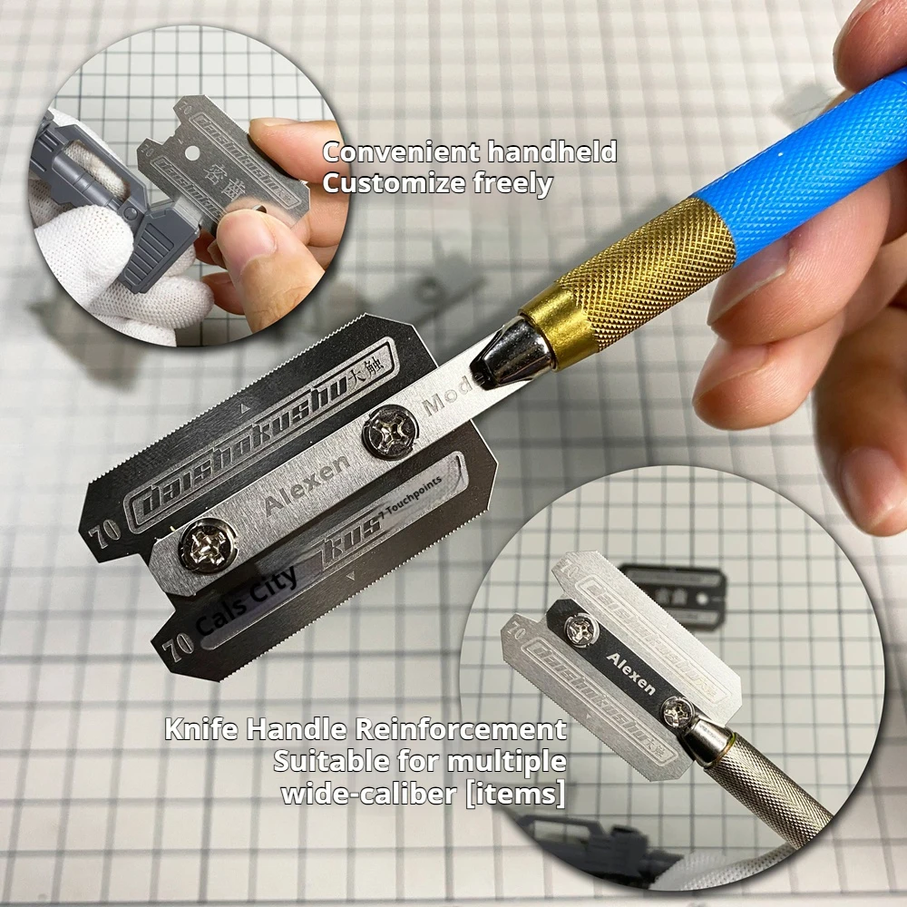 3 in 1 Steel Metal Etching Saw Blade Set Model Making Hobby Saw Blades Set For Making Gundam Mecha Military Plastic Model Tools