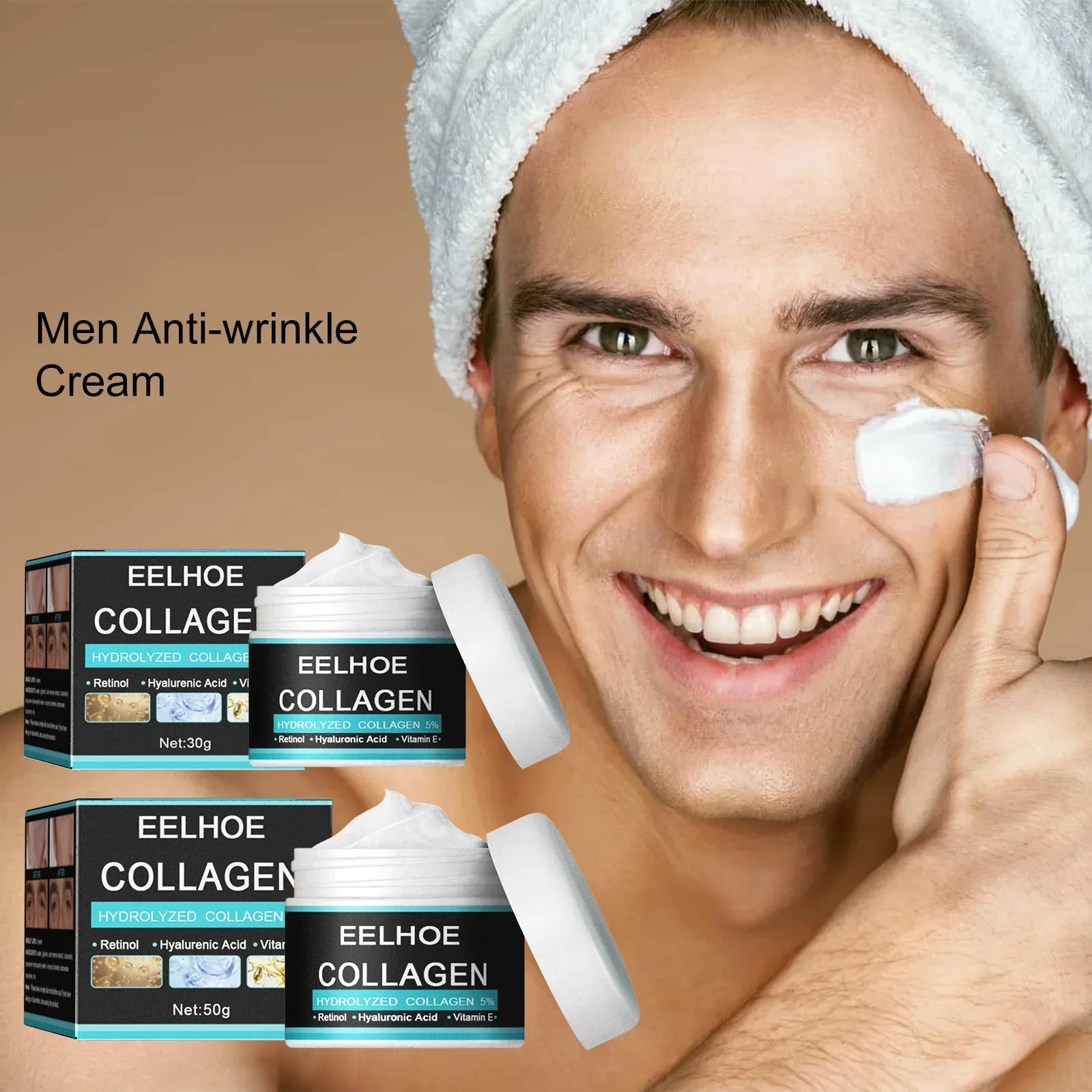 Ultimate Anti-Aging Cream for Men | Collagen, Hyaluronic Acid, and More | Remove Wrinkles Firm & Lift Skin Moisturize & Brighten