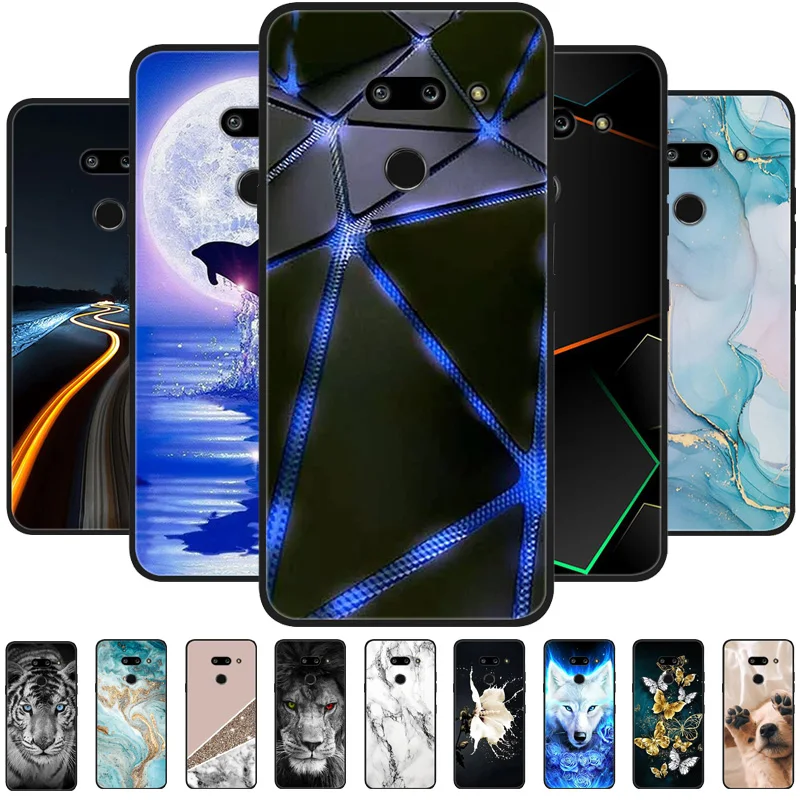 

For LG G8S ThinQ Case animal Soft Silicon TPU Phone Case Cover for LG G8 ThinQ G8X Back Cover G8 thinQ G 8 Bumper Funda Shells