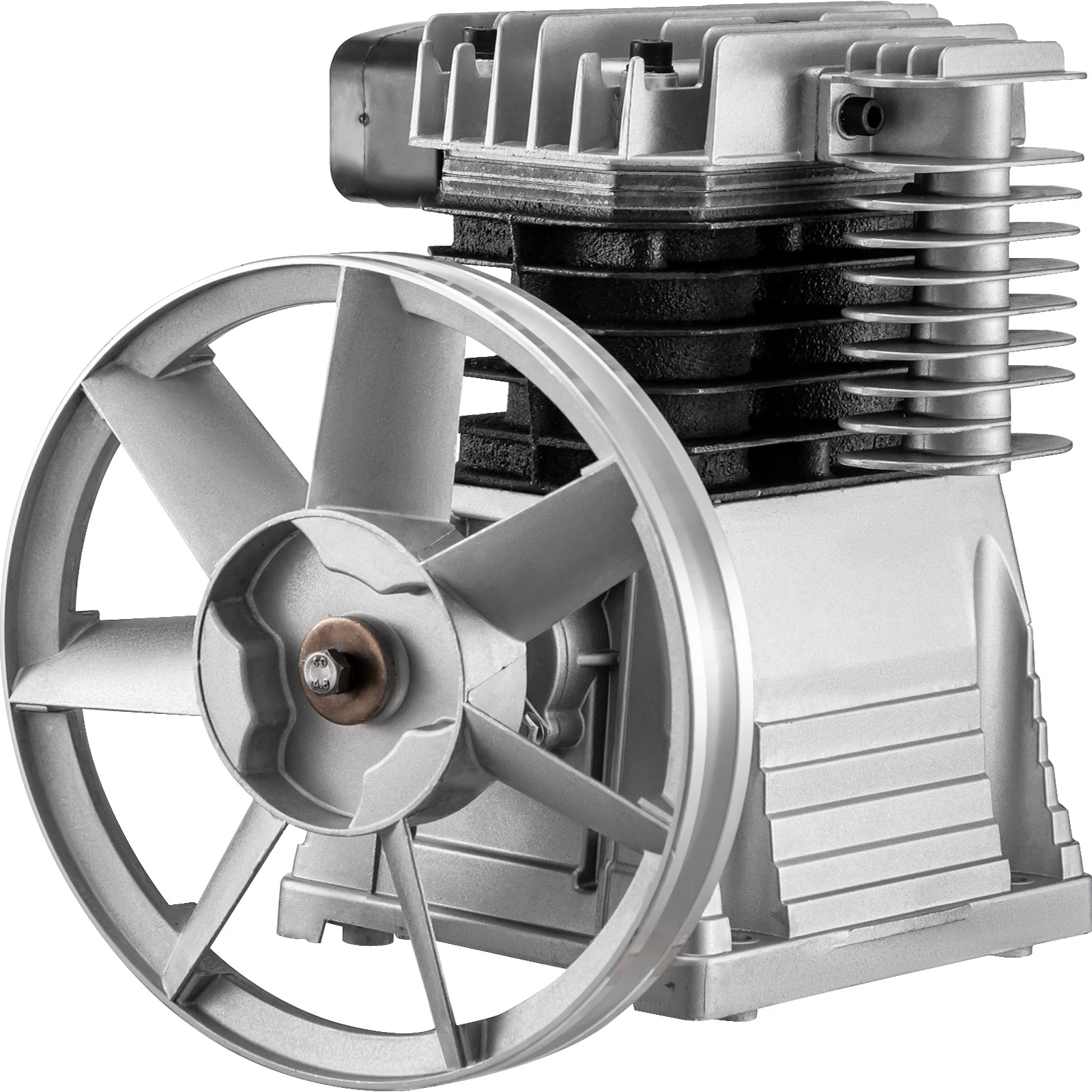 

SucceBuy Air Compressor Heads 2.2KW Twin Cylinder 3 HP Single Stage 1300RPM Piston Pump Suitable for Industry Machinery Farm