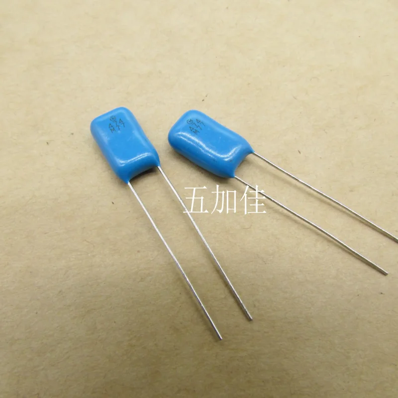 10-100pcs imported RDED72J474MUB1H03B 630V0.47UF 474M77 X7T blue single stone capacitor
