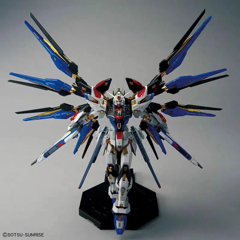 BANDAI Original MGEX Strike Freedom Gundam Mobile Suit Gundam Seed Destiny Gunpla Model Kit Assembly/Assembling 1/100