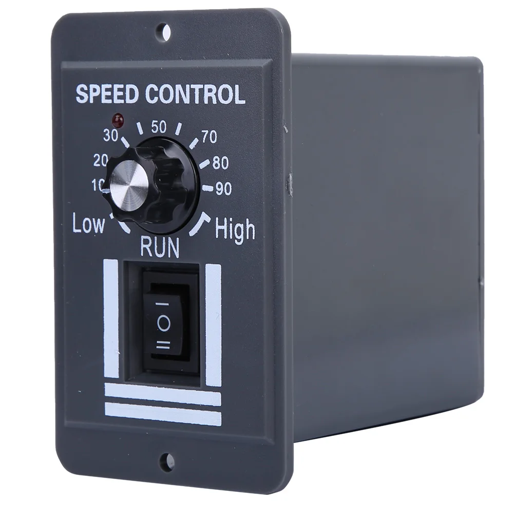 Motor Governor Motor Speed Regulator Speed Controller DC 12-60V 40A PWM Brush Motor Speed Controller CW CCW Reversible Switch