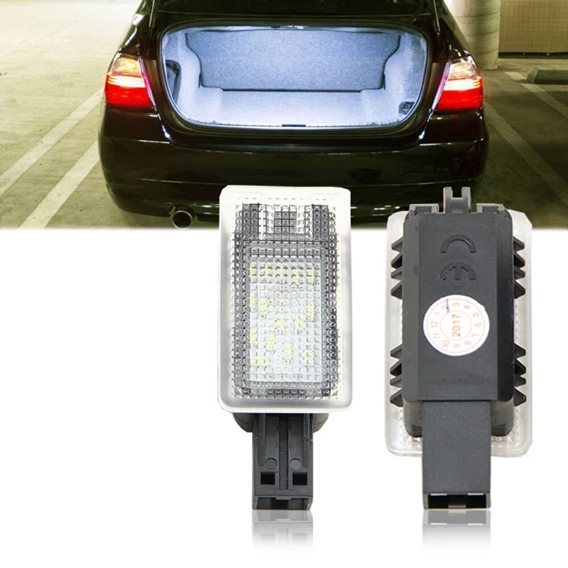 2X Car LED Luggage Trunk Boot Lights Compartment For Volvo C30 C70 V50 S60 S60L V40 S40 S80 S80L V60 XC60 XC70 XC90