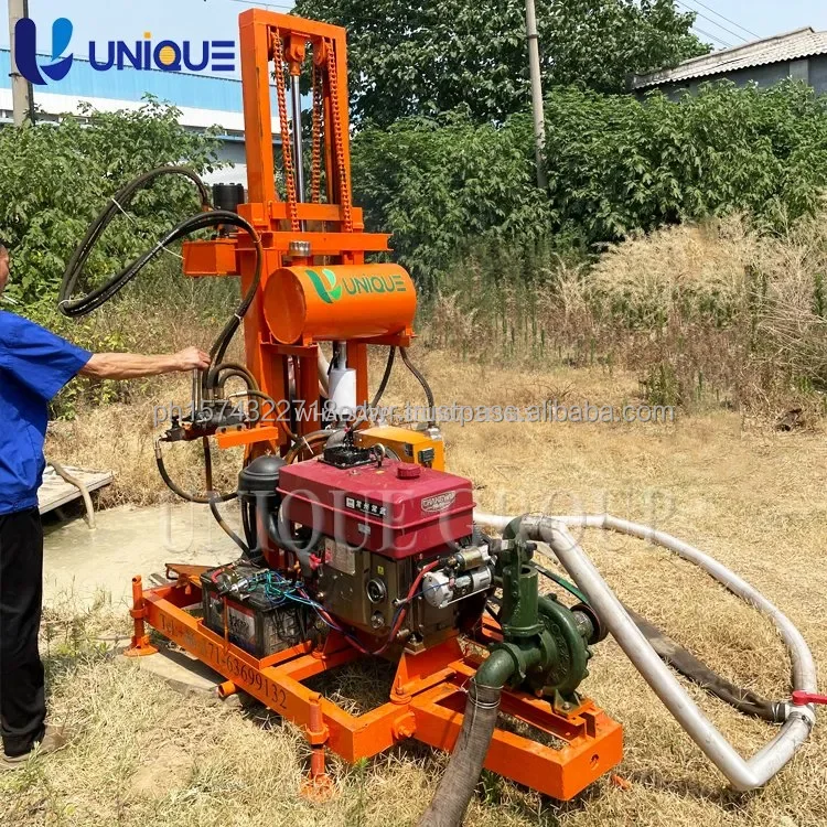 

Hot Sale Portable Water Well Drill Rig Machine 30m 50m 80m 100m Range Factory Price Unique for Mining