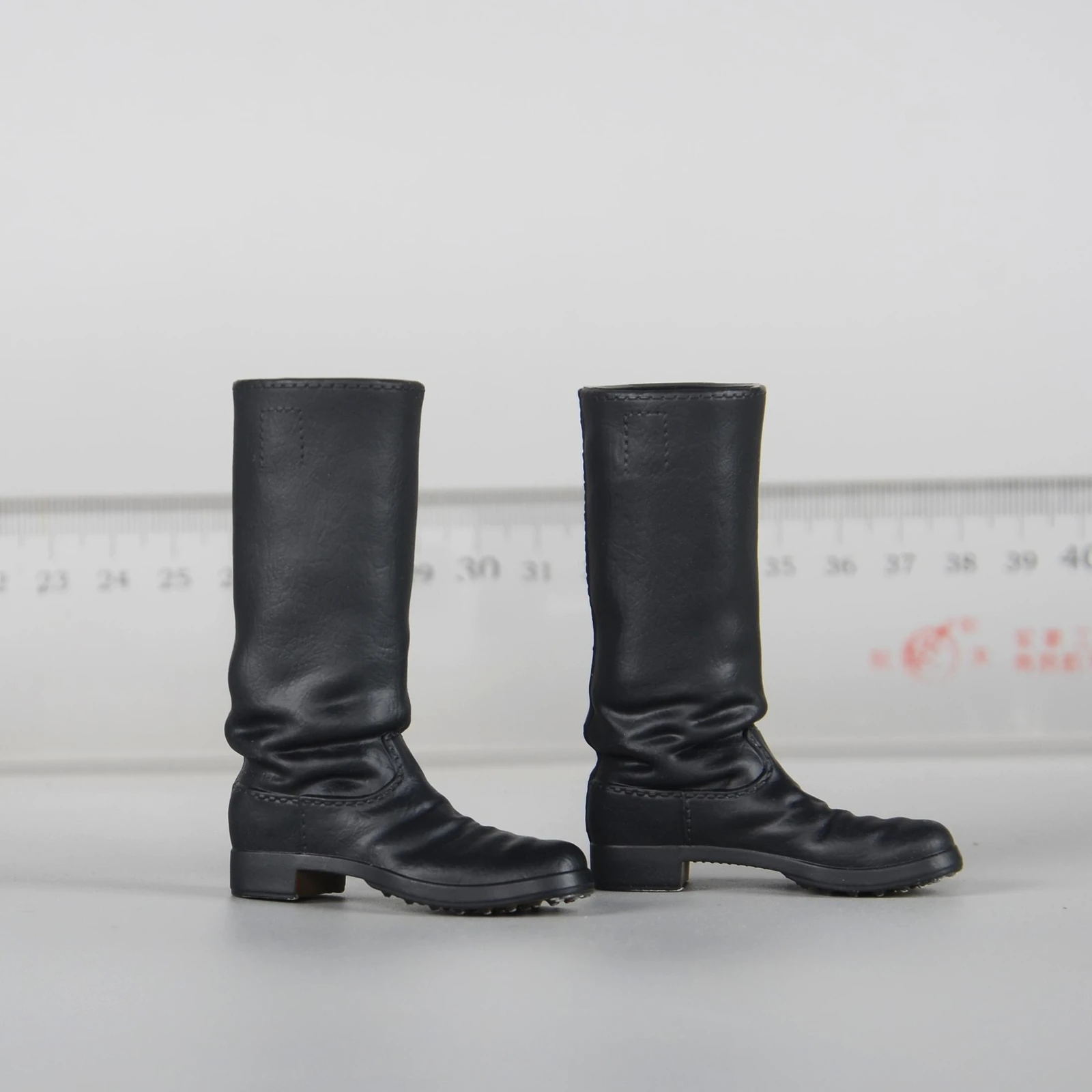 BROWN ART 1/6 مقياس الجندي أحذية طويلة، نموذج أحذية مجوفة لشخصية 12 بوصة