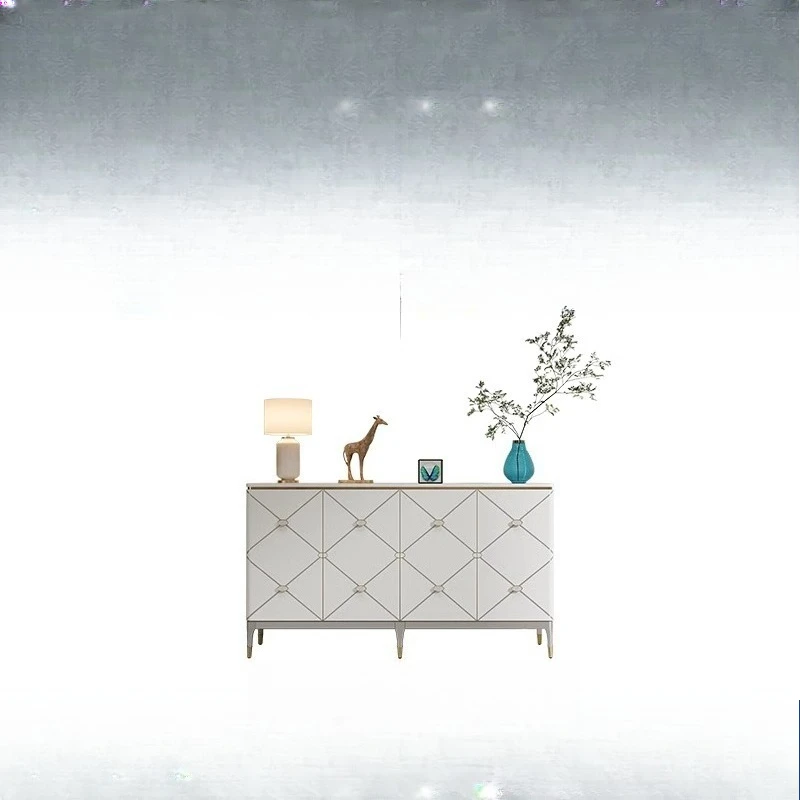 

luxury dining side cabinet, living room against the wall, integrated decorative tea cabinet, modern household solid wood