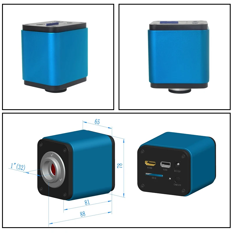 NUEVA Cámara WIFI HD OPTO-EDU A59.2240 con Enfoque Automático de 2M 5M para Microscopio