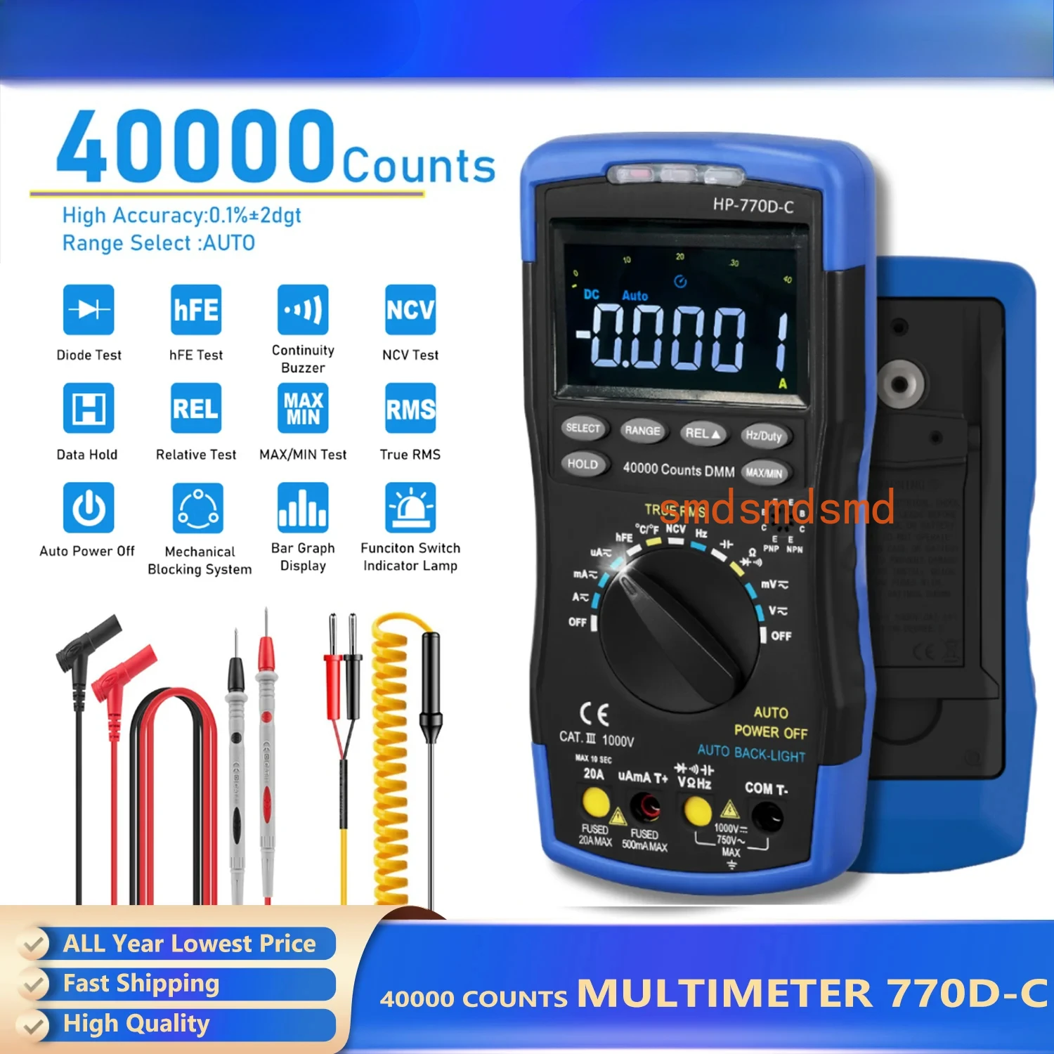 Lcd Digital Multime…