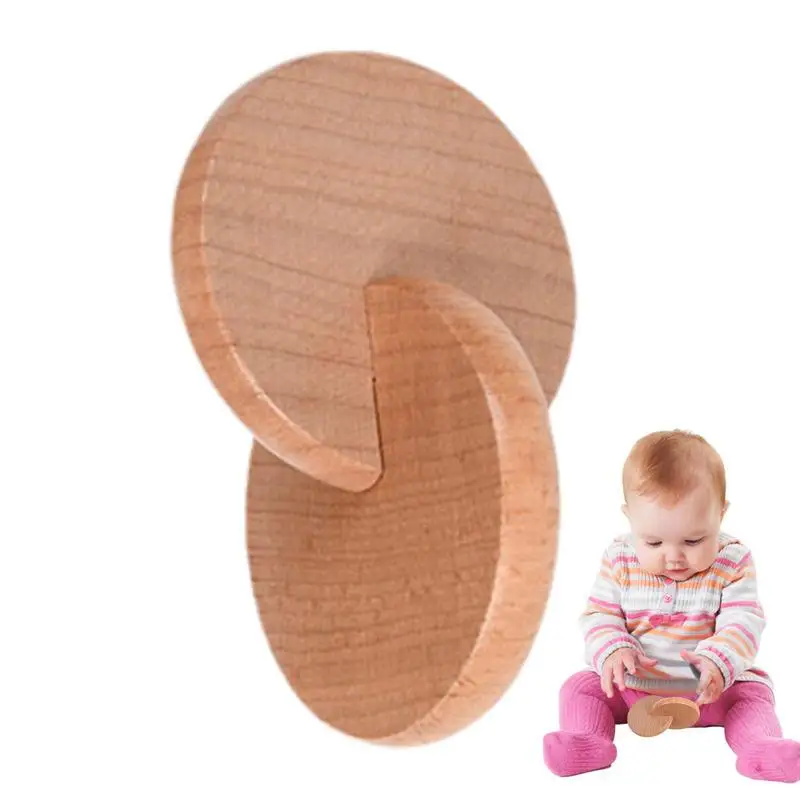 Neugeborenen Spielzeug Holz Objekt Fitting Übung Hand Greift Spielzeug Ei Tasse Cube Box Baby Bett Glocke Rassel Vocal Geschenk