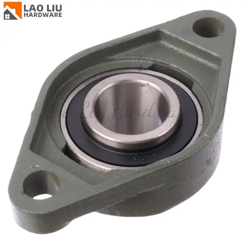 UCFL 207 flensinstallatielager steunkussenblok met buitenste sferisch kussenlager