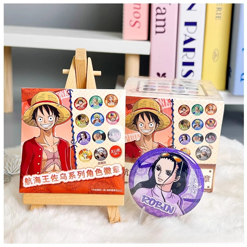 ONEPIECES Usopp Luffy Roronoa Zoro Nami Nico Robin Anime Peripheral Character Model Badges Accessories