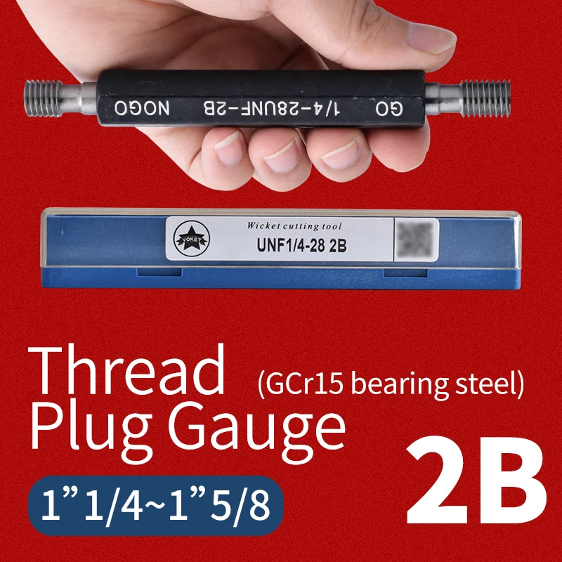 

1 шт. 2B 1''1/4 1''5/16 1''3/8 1''7/16 1''1/2 1''9/16 1''5/8 UN/UNC/UNF/UNS/UNEF Американский стандарт, резьбовой калибр для измерения мелкой резьбы