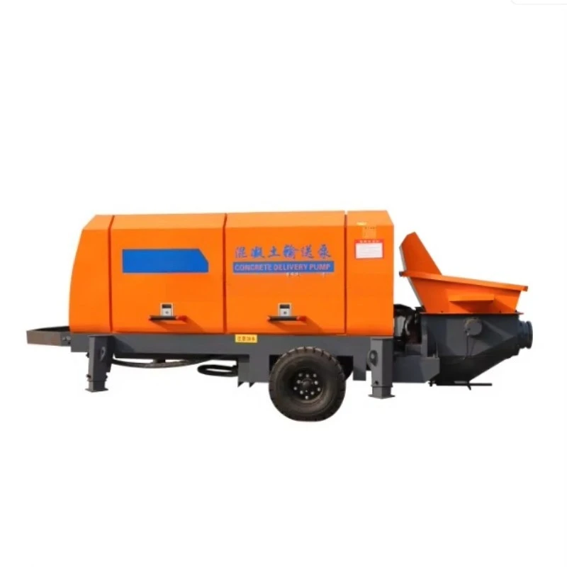 Mini Concrete Pump Small Diesel Mobile Concrete Pump  Concrete Truck with Pump view 4
